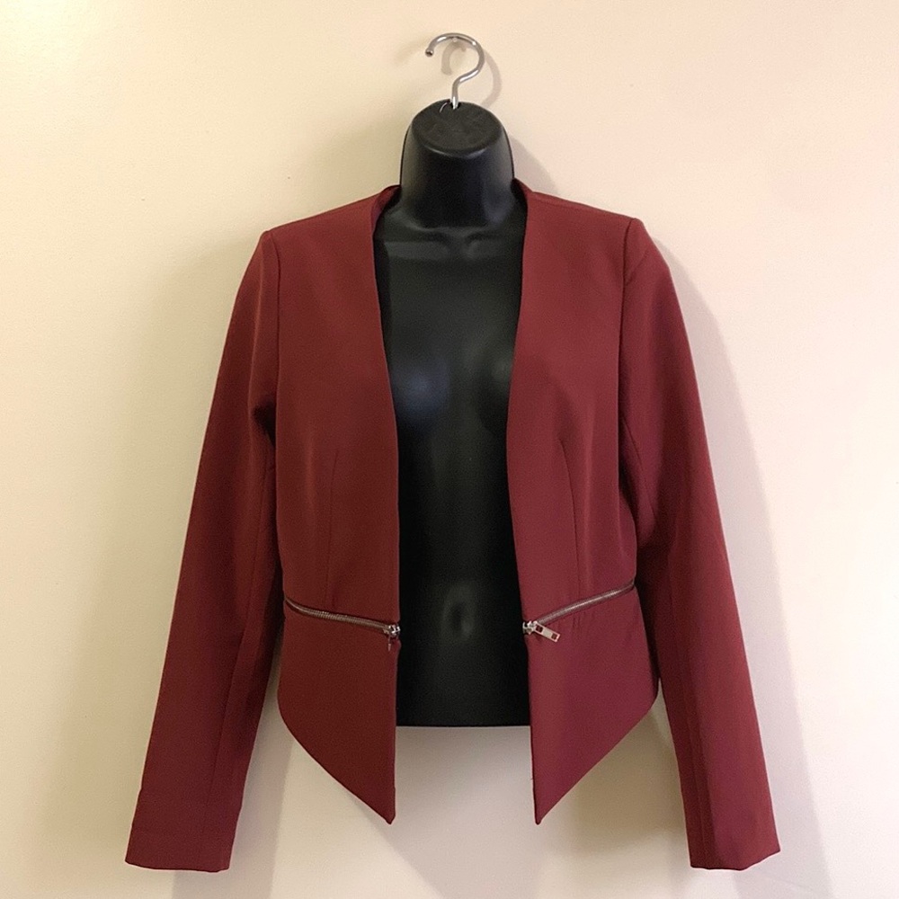 Padded Shoulders Blazer
